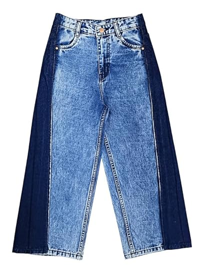 Ywee Girls' Stylish Stretch Denim Jeans | Soft Cotton Lycra with Adjustable Waistband | Trendy Slim Fit Mid-Waist Jeans for Everyday Fashion 369