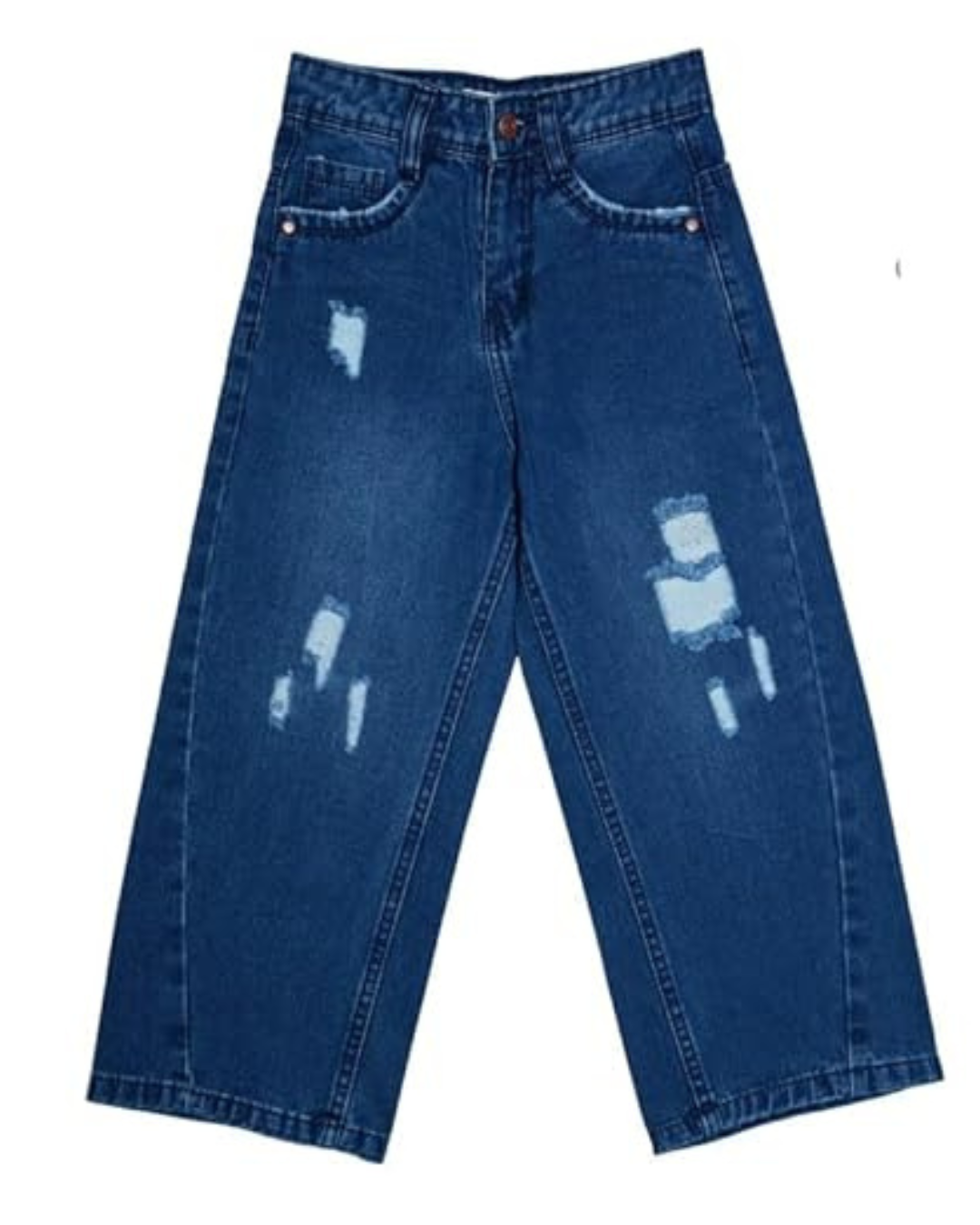 Ywee Girls' Stylish Stretch Denim Jeans | Soft Cotton Lycra with Adjustable Waistband | Trendy Slim Fit Mid-Waist Jeans for Everyday Fashion 330