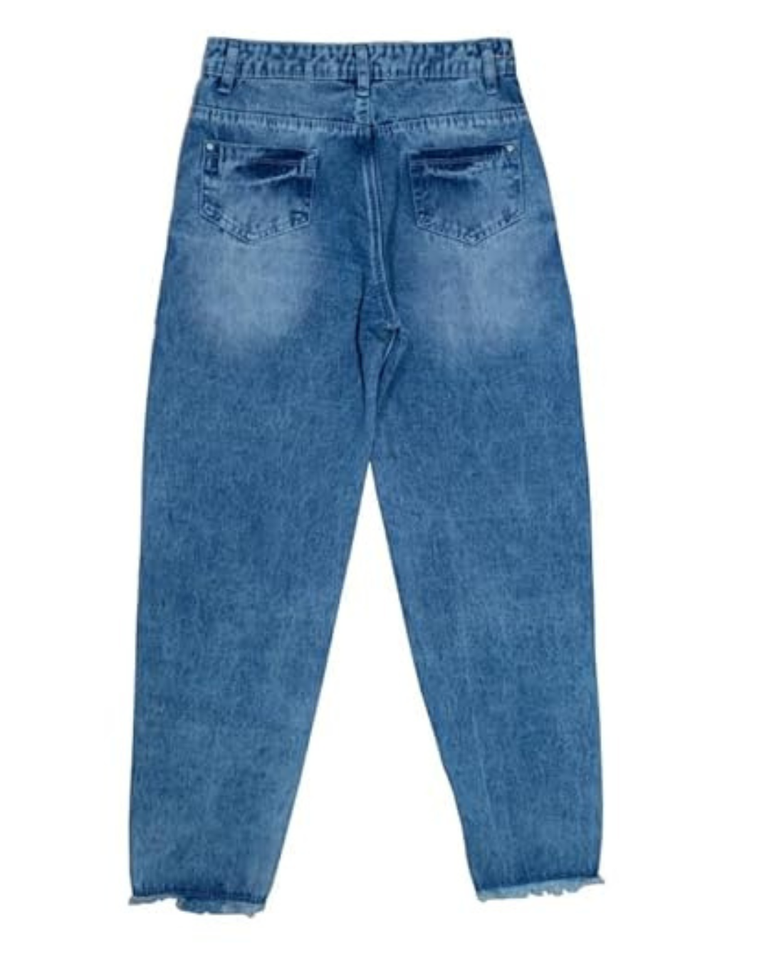 Ywee Girls' Stylish Stretch Denim Jeans | Soft Cotton Lycra with Adjustable Waistband | Trendy Slim Fit Mid-Waist Jeans for Everyday Fashion