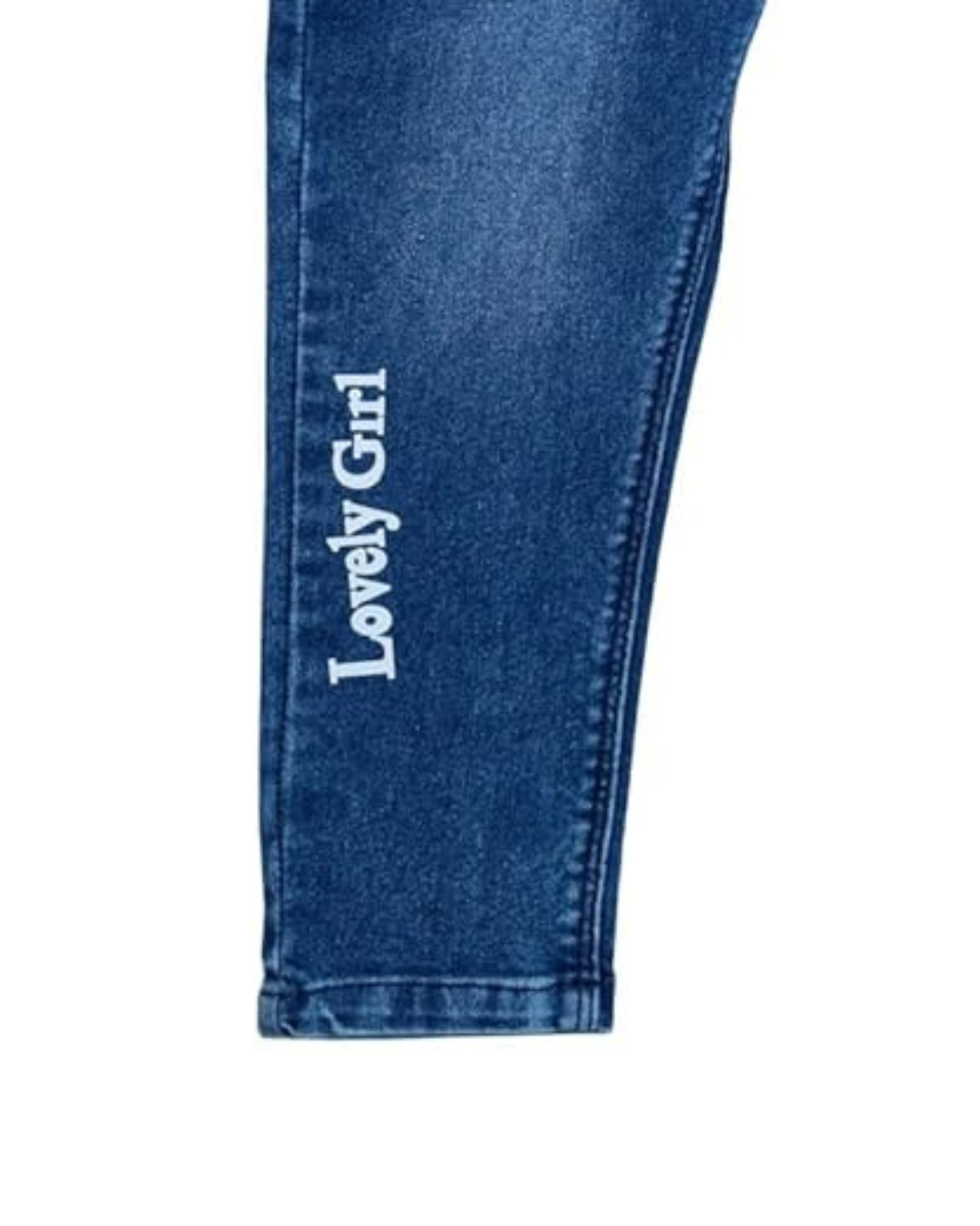 Ywee Girls' Stylish Stretch Denim Jeans | Soft Cotton Lycra with Adjustable Waistband | Trendy Slim Fit Mid-Waist Jeans for Everyday Fashion