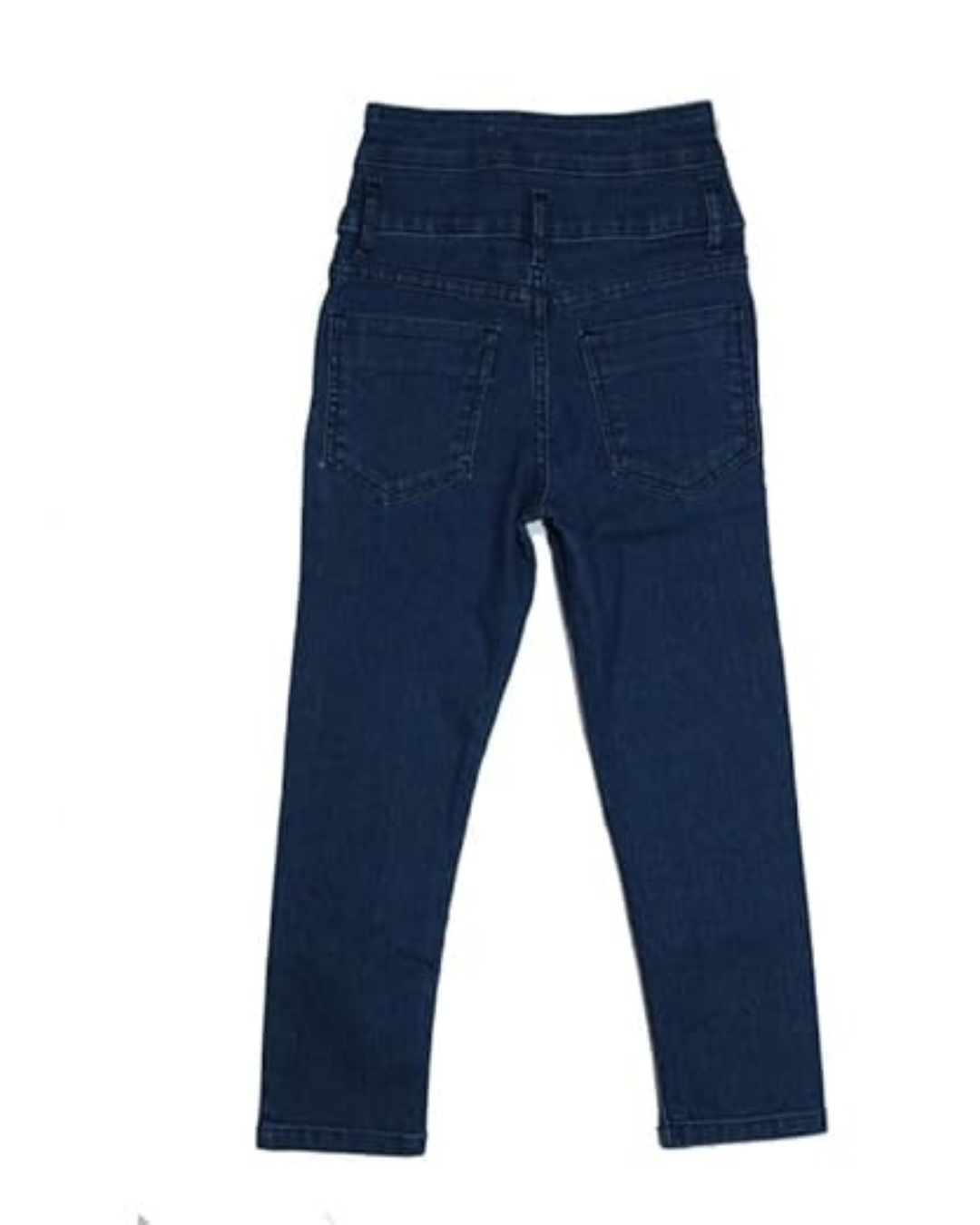 Ywee Girls' Stylish Stretch Denim Jeans | Soft Cotton Lycra with Adjustable Waistband | Trendy Slim Fit Mid-Waist Jeans for Everyday Fashion 141