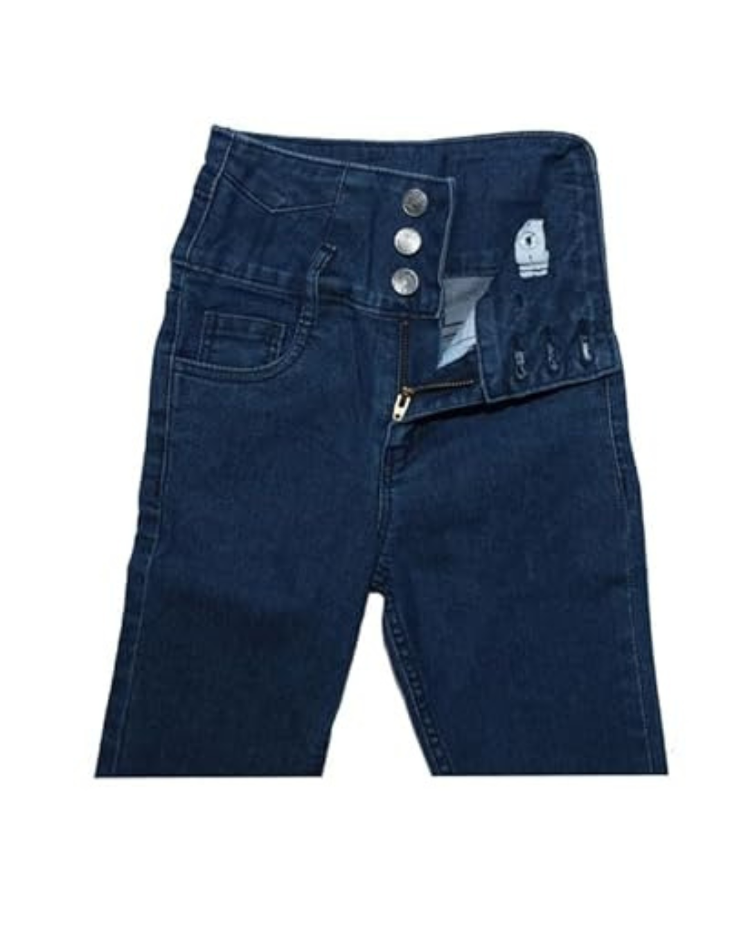 Ywee Girls' Stylish Stretch Denim Jeans | Soft Cotton Lycra with Adjustable Waistband | Trendy Slim Fit Mid-Waist Jeans for Everyday Fashion 141