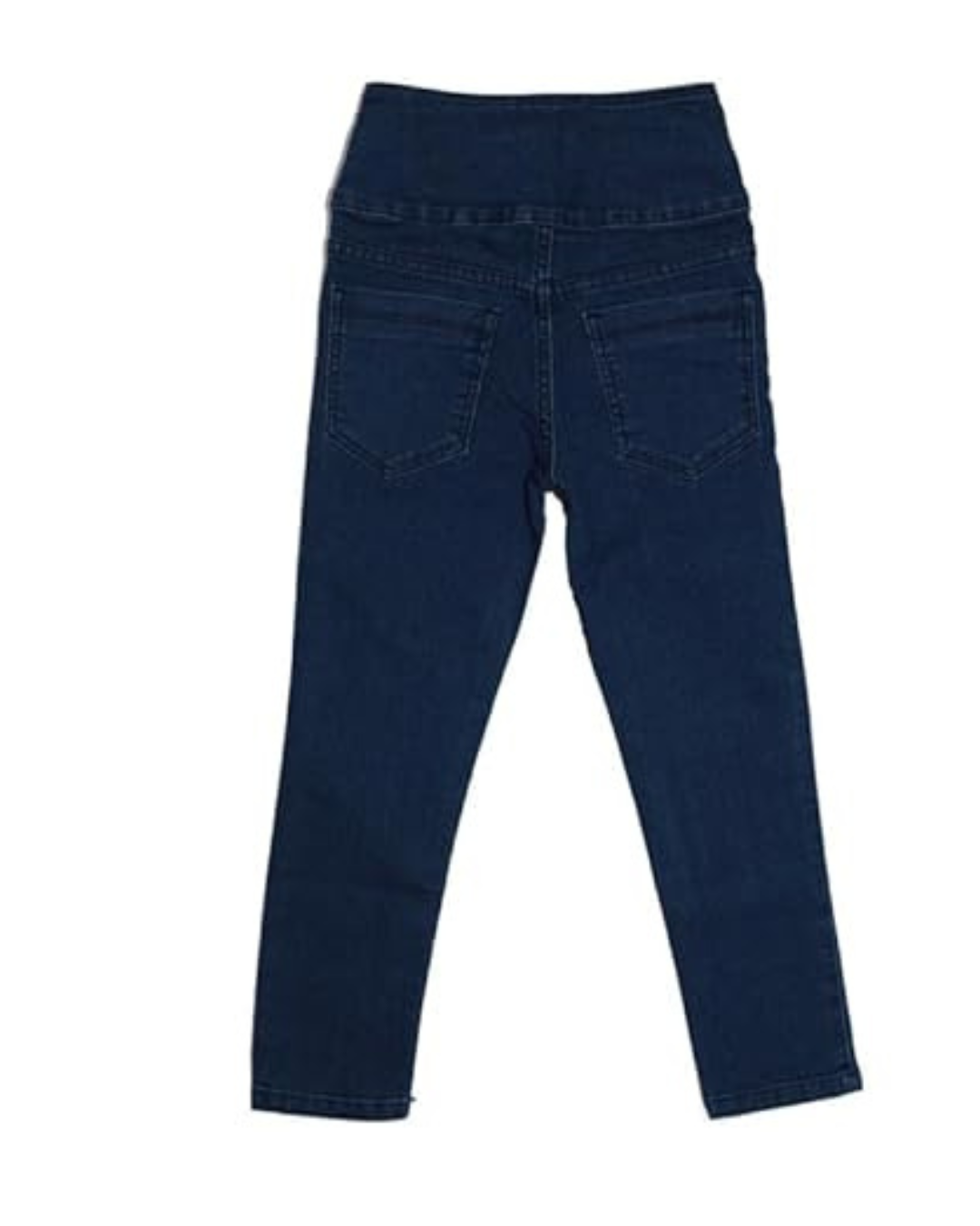 Ywee Girls' Stylish Stretch Denim Jeans | Soft Cotton Lycra with Adjustable Waistband | Trendy Slim Fit Mid-Waist Jeans for Everyday Fashion 342
