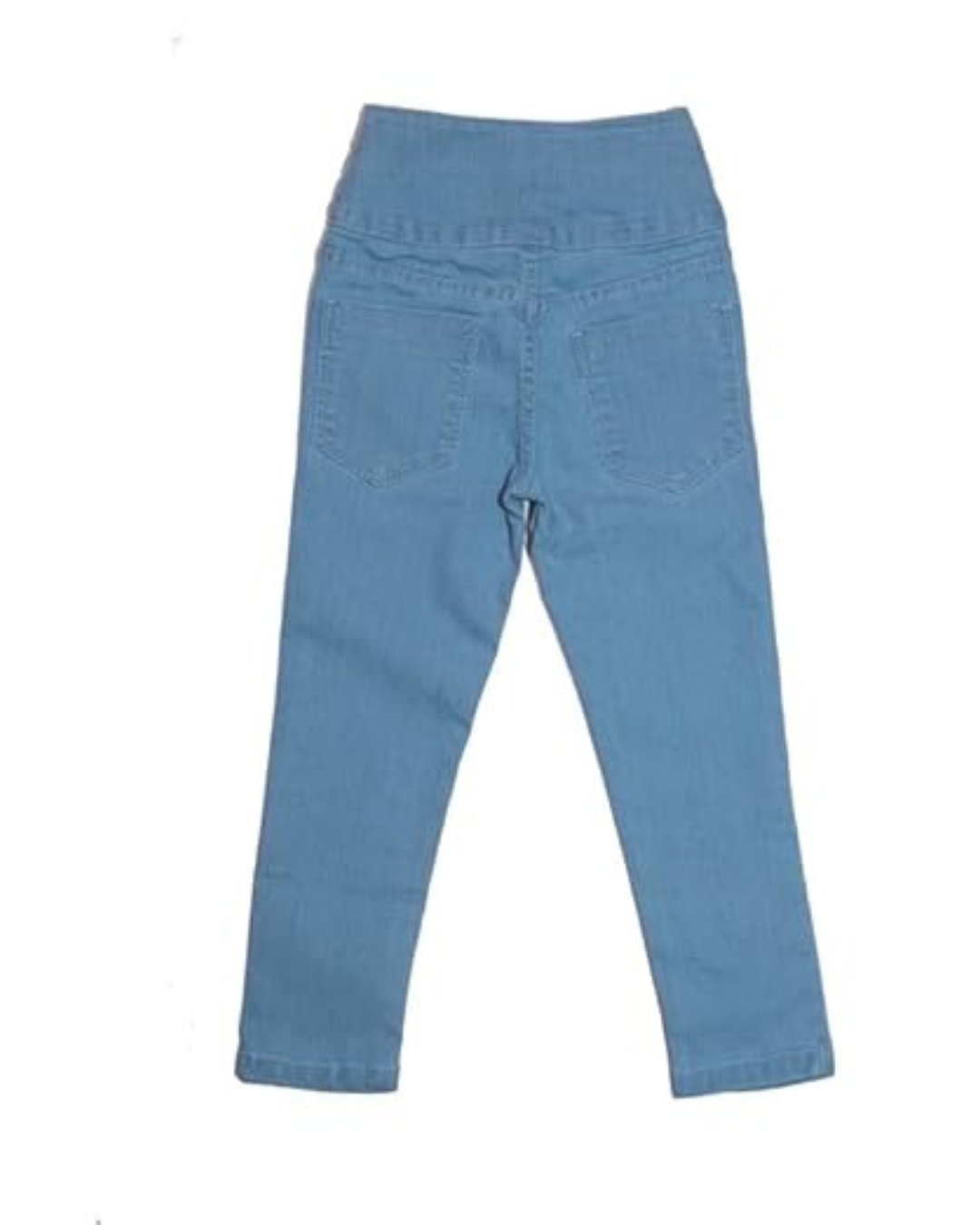 Ywee Girls' Stylish Stretch Denim Jeans | Soft Cotton Lycra with Adjustable Waistband | Trendy Slim Fit Mid-Waist Jeans for Everyday Fashion 342