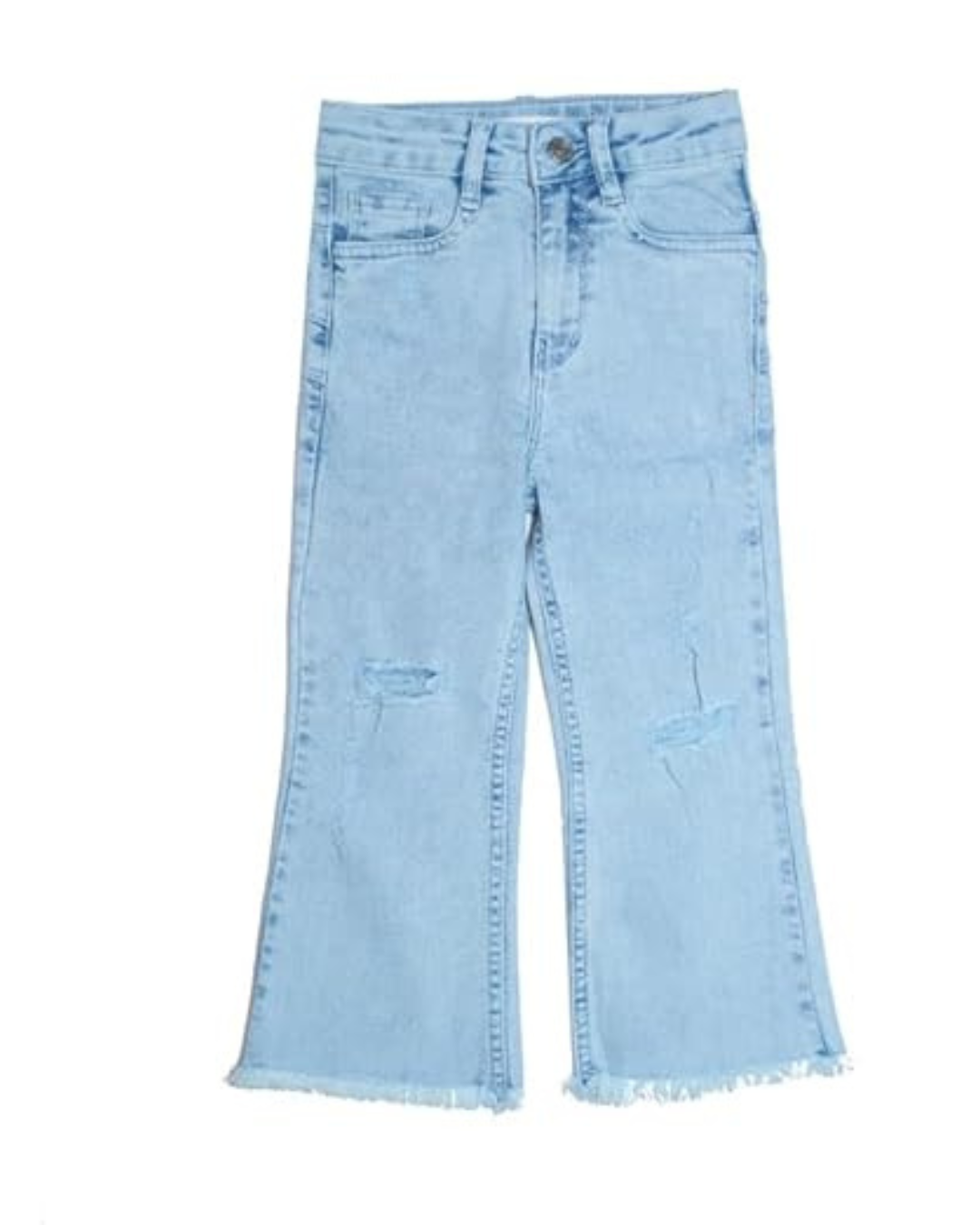 Ywee Girls' Stylish Stretch Denim Jeans | Soft Cotton Lycra with Adjustable Waistband | Trendy Slim Fit Mid-Waist Jeans for Everyday Fashion 91