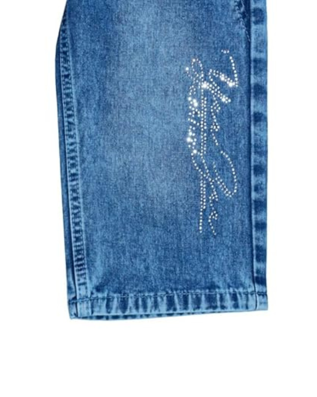 Ywee Girls' Stylish Stretch Denim Jeans | Soft Cotton Lycra with Adjustable Waistband | Trendy Slim Fit Mid-Waist Jeans for Everyday Fashion 151